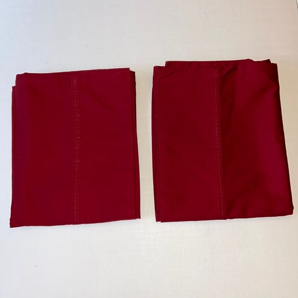 Dark Red Standard Pillowcases - Picture 2 of 10